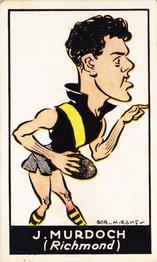 1933 Carreras Tobacco Bob Mirams' Caricatures #6 Joe Murdoch Front